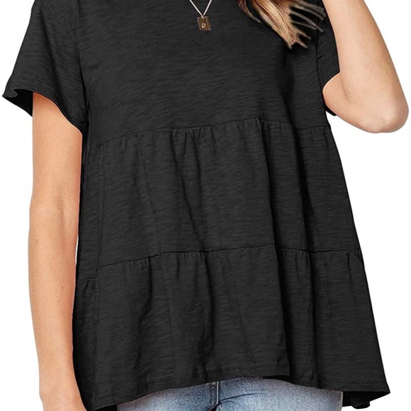 Tops - Babydoll Peplum Top